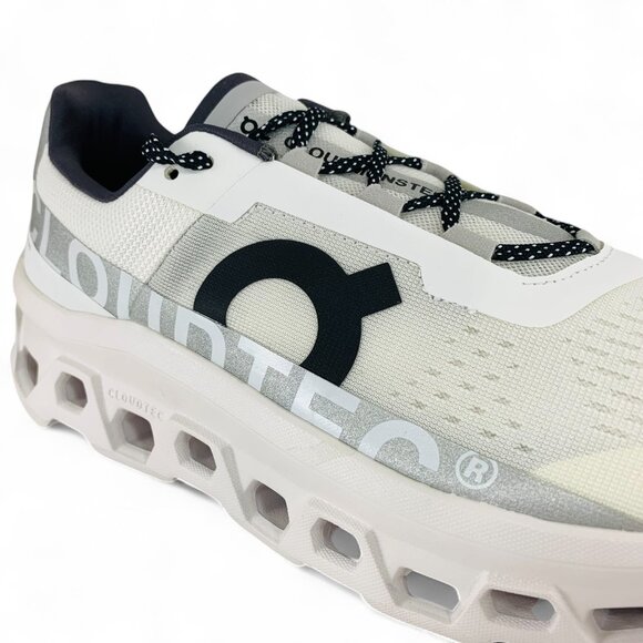 On Cloudmonster Undyed White Sneakers Men\'s Running Shoes 61-98288 main image 5